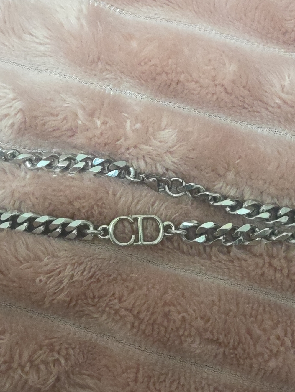 Dior Silver Womens Chocker Neclace